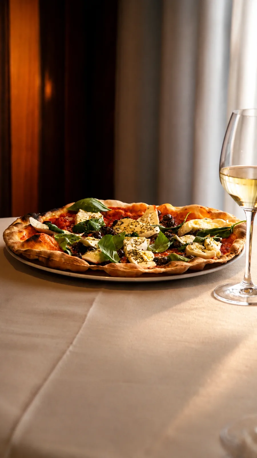 Pizza al forno a legna