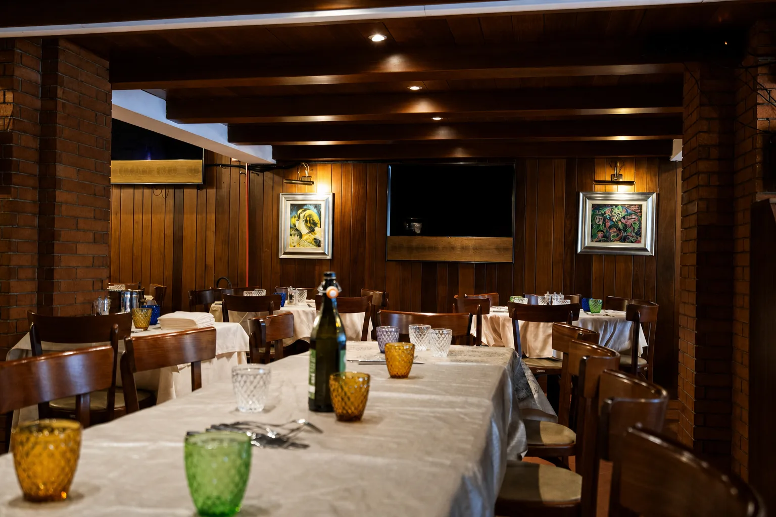 La sala, vista d'insieme