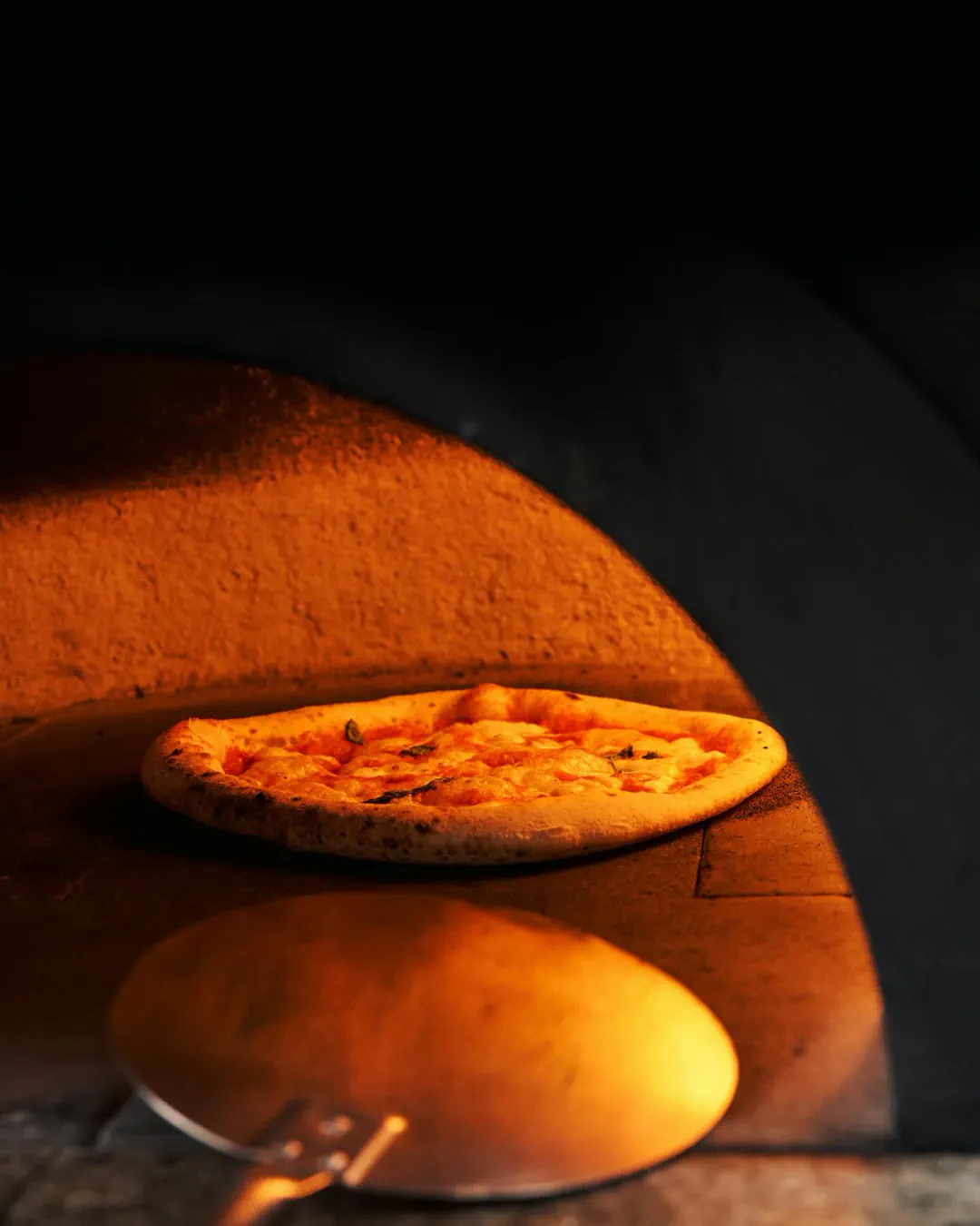 From the fire. The iconic Margherita.